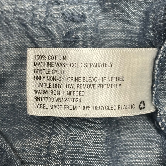 Goodfellow & Co. Blue Textured Shorts 100% Cotton Size S - Picture 6 of 8